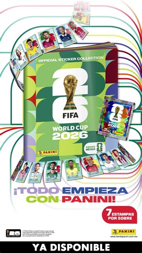 Álbum Oficial Panini Copa Mundial FIFA 2026 — Consíguelo Hoy