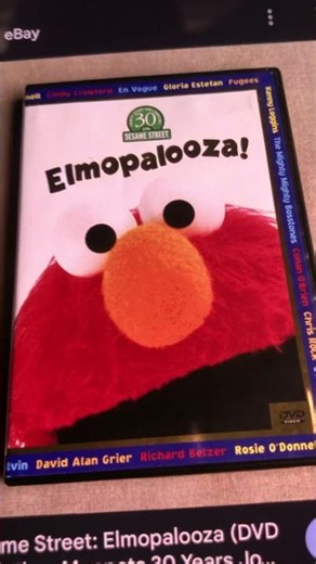 Sesame Street Elmopalooza 1998 DVD 📀