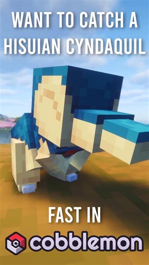 How to Find Hisuian Cyndaquil FAST in Cobblemon! #cobblemon #minecraft #pokemon