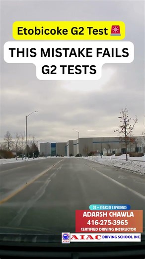 Etobicoke G2 Test Tip 🚨 This Mistake Fails G2 Tests