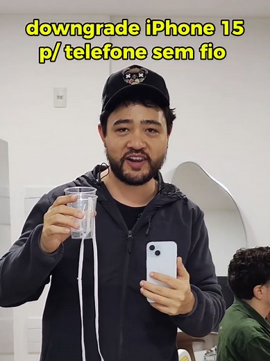 Downgrade iPhone 15 para telefone sem fio