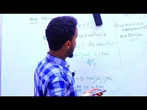 physics F4 lesson 1.3: Equations of SHM and reference Circle