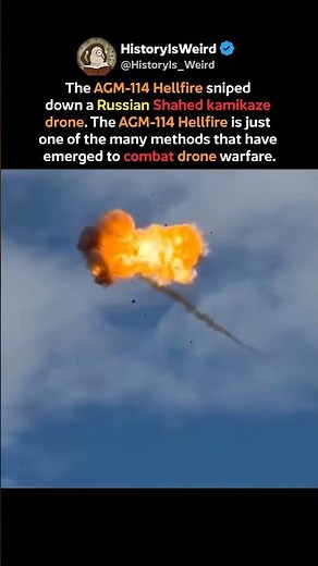 How Hellfire Stops Shahed Drones #Shorts