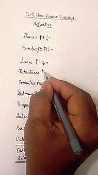 Cash Flow From Financing Activities | Cash Flow Statement | Class 12 Accountancy