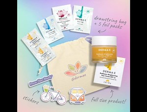 4K views · 13 reactions | It’s the last day to save big on all your Derma E faves!  30% off SITEWIDE with BF2019 + FREE even tone day cream with purchases $35+  A FREE drawstring bag (SMALL) + 5 foil packs + stickers with any purchase | DERMA E | Facebook