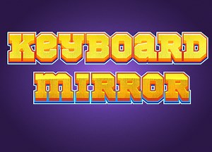 Keyboard Mirror Typing Game