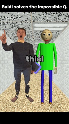 Principal forces Baldi to solve the impossible question - Baldi's Basics V1.4.3 Mod Menu Animation