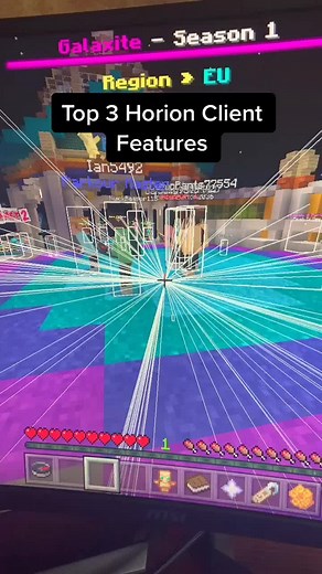 Top 3 Horion Client features #minecraft #hack #hacking #gaming
