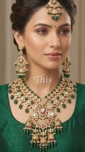 ⁠How to Style Costume Jewellery for Festivals & Weddings 👑 #kridayjewelart #bridaljewellery