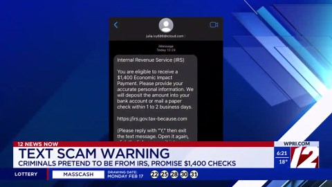 Watch out for IRS texting scam