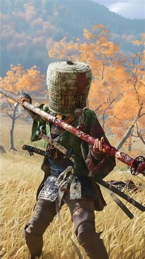 The Bucket Head Samurai #ghostofyōtei #gaming #ps5 #ghostofyotei