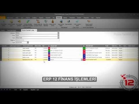 ERP 12 Finans İşlemleri Bölüm 1