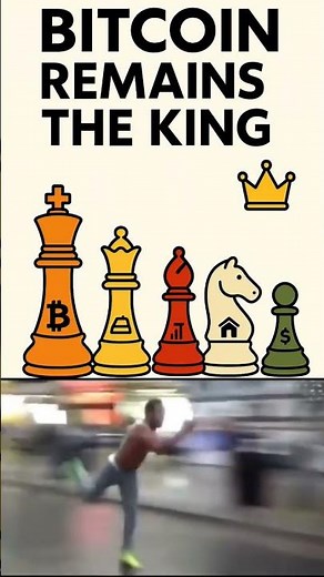 Bitcoin Be Like: I’m Still the King 👑💰😂 | Funny Crypto Meme | #shorts