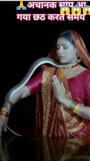 अचानक सांप आ गया छठ करते समय #shorts #shortvideo #chhathpuja