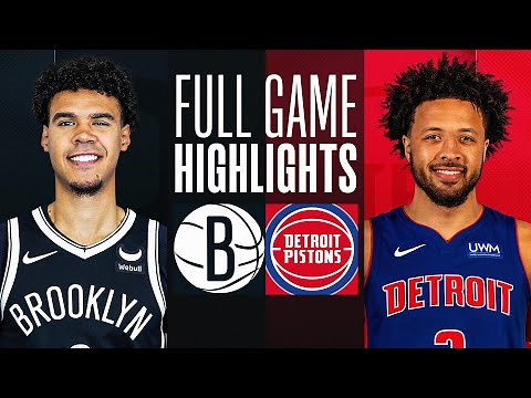 NETS at PISTONS | FULL GAME HIGHLIGHTS | December 26, 2023