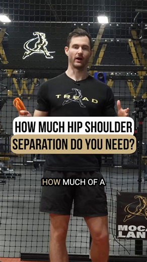 4.3K views · 27 reactions | How much hip-shoulder separation do you need樂 In general, our data shows that most hard-throwing pitchers (95+ mph in pens) fall within ~25-45 degrees at peak, with stiffer movers a bit below and looser movers a bit above these ranges. Key point: more isn't necessarily better The right amount for you will be based on your unique anatomy and delivery. | Tread Athletics | Facebook