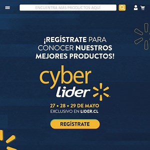 ¿Quieres ser el primero en conocer lo que trae este #CyberDay de #Lider? Inscríbete aquí https://info.lider.cl/ y sé parte de esta exclusiva. | Lider