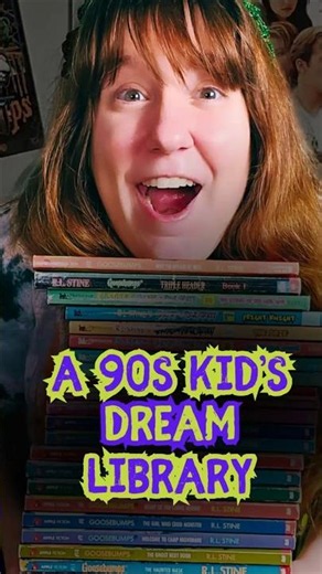 The 90s kid library I've been building my entire life #nostalgia #books #bookworm