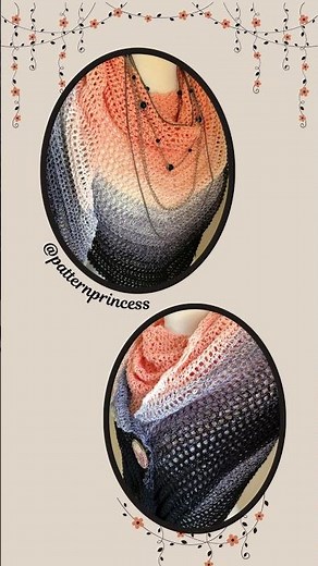 One Skein Beginner Triangle Shawl