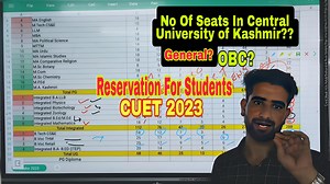 3.1K views · 107 reactions | CUK Admissions 2023: Programs Offered and Seat Details Central University Of Kashmir #centraluniversityofkashmir join central University whatsapp community group below https://chat.whatsapp.com/KCnrP4ZGJdLGSLl53t4uS4 Instagram: https://www.instagram.com/mubashirkashmirii/?hl=en | Mubashir Kashmiri | Facebook