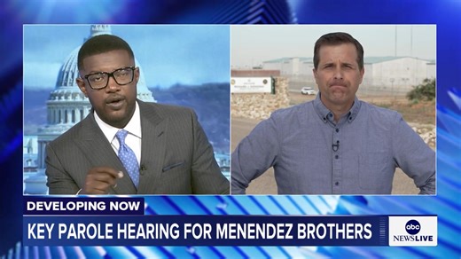 Erik and Lyle Menendez are heading to their long-awaited parole hearings, marking a step forward in their push to be released after 35 years behind bars. ABC News' Alex Stone discusses next steps in the Menendez brothers' fight for freedom. | ABC News Live