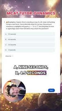 This kinematics trick saves your MCAT #physics #test #shorts