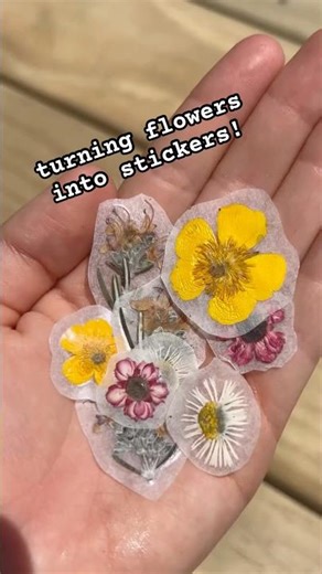 DIY Flower Stickers! 🌸🌺🌼🪻