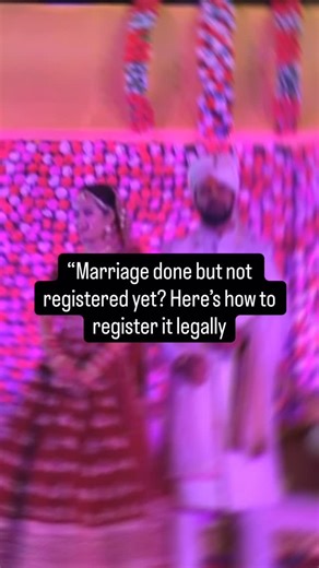 Adv Sushant Singh on Instagram: "MARRIAGE REGISTRATION IN INDIA 🇮🇳⚖️ Marriage registration is mandatory in India, irrespective of religion. A religious ceremony alone is not sufficient for legal and official purposes. ✅ ONLINE APPLICATION PROCESS • Apply through the government marriage registration portal • Joint application by husband and wife • Upload required documents • Select Marriage Registrar / Sub-Registrar office • Choose appointment date ⚠️ Online application alone is not sufficient 