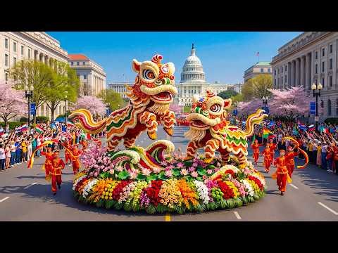 Flower Parade WASHINGTON, D.C. 2026 🌸 Stunning Floral Floats & Grand Carnival Atmosphere