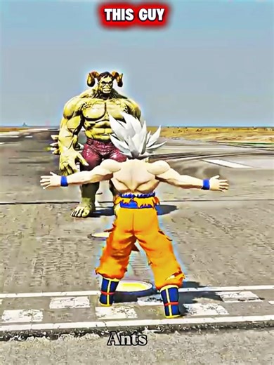 MARVEL, DC AND ANIME HEROES VS HULK THUNDER CLAP CHALLENGE WHO IS THE STRONGEST | #Shorts | #gta5