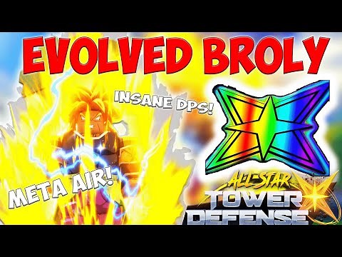 Evolving The 0.2% ALL STAR Super Broly In ASTD X | Roblox