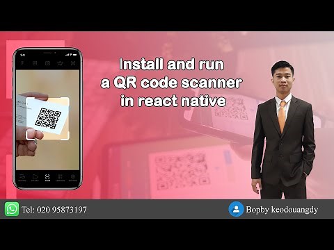 Install and run a QR code scanner in react native