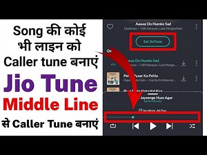 Jio Tune Song Best line add kaise kare | Jio tune Songs Middle Line add favourite part add Jiotune