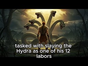 Hercules vs Hydra History - Greek Mythology Stories Explained in 90 Seconds