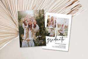 Graduation Announcement, Graduation Invitation, 2025, Modern Graduation Invitation, Party, Grad Announcement, Invite: PRINTABLE | Emmaline - Etsy