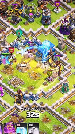 Clash of Clans Ground Attack Tutorial | Perfect Spell Timing for 3⭐#groundattack #coc3star#COC