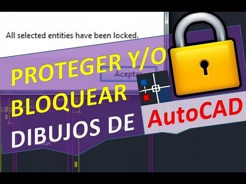 Protect and lock AutoCAD drawings - restrict reading and modification