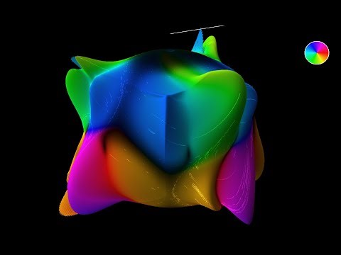 Shallow water flowing over an immersed cube