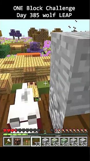 Day 385 Minecraft build challenge - ONE BLOCKS HOUSE BUILD in Minecraft 1.7