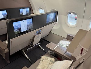 Cathay Pacific A321neo Business Class: Lovely, With A Weird Seat