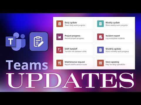 How to use Teams Updates App
