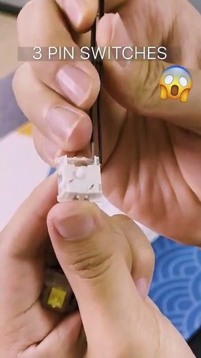 3 PIN vs 5 PIN Mech Keyboard Switches - Differences!