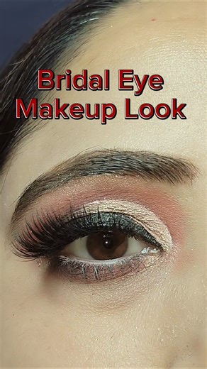 Bridal Eye Makeup Look 🌼🌼| #shorts #ytshorts #youtubeshorts #viralvideo #viralshorts #trending #mua