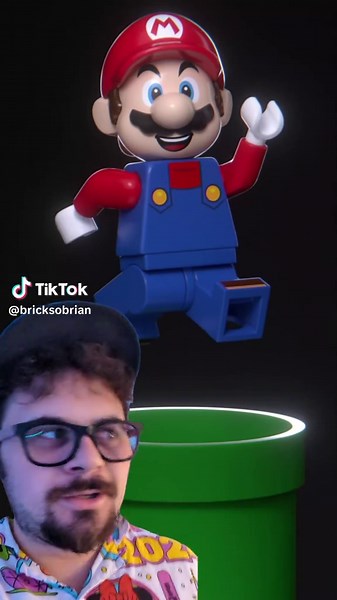 HE'S REAL! THANK YOU @LEGO AND NINTENDO!!! #LEGOSuperMario #LEGO #SuperMario