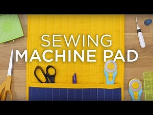 Quilt Snips Mini tutorial - Sewing Machine Pad
