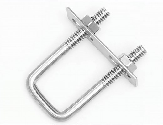 [Hot Item] M6/M8/M10/M12/M14 Stainless Steel SS304 Tube/Pipe Clamp U-Bolt with Plate
