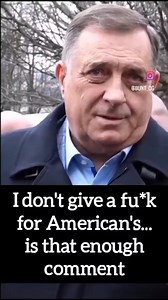 Predsedniče #USA, mr. Donald J. Trump slušajte reči ovog kriminalca i dugogodišnjeg otvorenog neprijatelja Amerike, odlikovanog od strane Putina, šta misli i govori javno o Americi! Milorad Dodik je godinama govorio i radio protiv svin nacionalnih interesa USA, a ovo je izjavio u aprilu 2025g.! Kao nagradu za njegovo otvoreno neprijateljstvo prema Americi, delovi vaše administracije su ukinuli američke sankcije prema njemu, i omogućili su nesmetani dolazak ovom ruskom saradniku, narkodileru, kri
