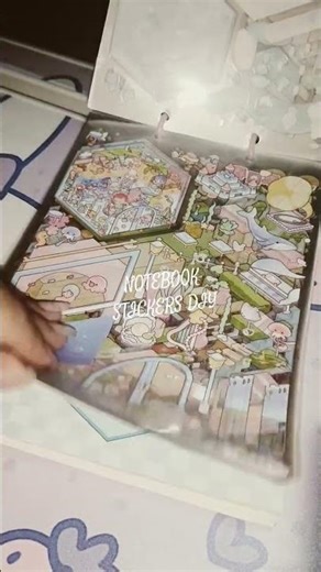 Diy Stickers notebook.#stickers #diystickers