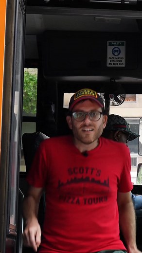 NYC Pizza Tour in School Bus 🤩 | Scott's Pizza Tours