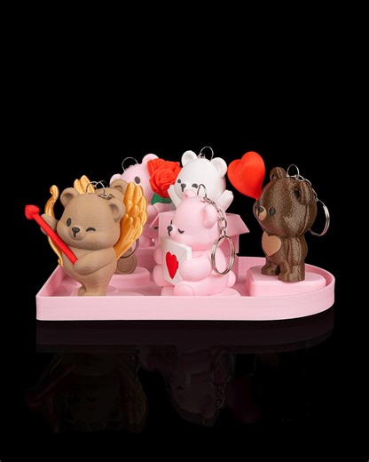 Heart Charm Display Stand for Bear Charms - Etsy